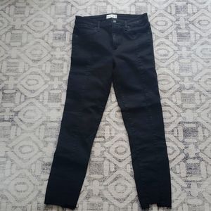 Abercrombie black skinny ankle jeans size 30/10